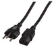 EFB Elektronik EK537.2V3 el-ledning Sort 2 m T12 C13 forbinder