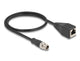DeLOCK 60623 netværkskabel Sort 0,5 m Cat5e S/FTP (S-STP)