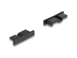 DeLOCK 64243 dækning af sokkel USB Micro-B Sort 10 stk