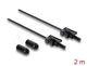 DeLOCK 91037 fiber adapter 1 stk Sort, Grå