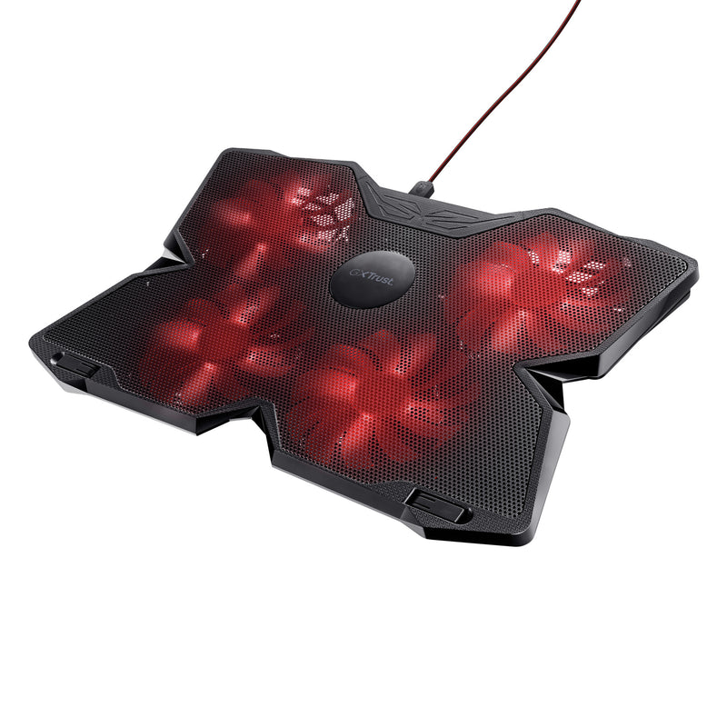 Trust GXT 278 køling til laptop 43,9 cm (17.3") Sort