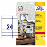 Avery L4718-20 print etiket Hvid Selvklæbende printeretiket