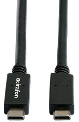 Cirafon USB3.1 CM-CM 07 USB-kabel USB 3.2 Gen 1 (3.1 Gen 1) 2 m USB C 60 W Sort