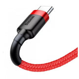 Baseus CATKLF-B09 USB-kabel 1 m USB A USB C Rød