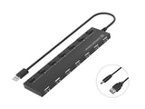 Conceptronic HUBBIES08B interface hub USB 2.0 480 Mbit/s Sort