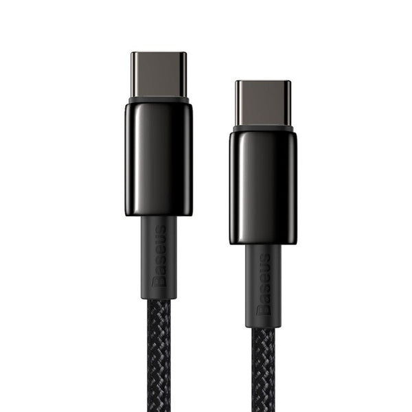 Baseus CATWJ-01 USB-kabel 1 m USB C 100 W Sort