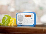 Sangean Traveller 180 Bærbar Blå, Hvid