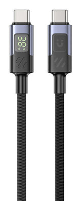 UNITEK PD 60W USB-C 2M USB-kabel USB 2.0 USB C 0,48 Gbit/sek. Sort
