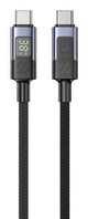 UNITEK PD 60W USB-C 2M USB-kabel USB 2.0 USB C 0,48 Gbit/sek. Sort