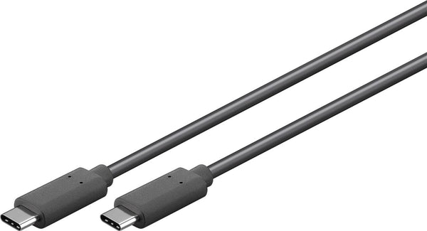 Goobay 66507 USB-kabel USB 3.2 Gen 1 (3.1 Gen 1) 1,5 m USB C 5 Gbit/sek. Sort