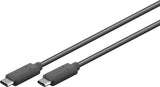 Goobay 66508 USB-kabel USB 3.2 Gen 1 (3.1 Gen 1) 2 m USB C 5 Gbit/sek. Sort