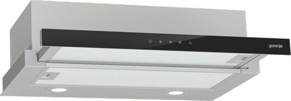 Gorenje TH64E3SGB emhætte Semi indbygget (træk ud) Rustfrit stål 350 m³/t