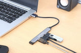 Manhattan 168427 interface hub USB 3.2 Gen 1 (3.1 Gen 1) Type-A 5000 Mbit/s Grå