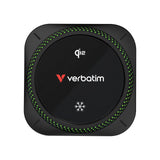 Verbatim Charge 'n' Drive Qi2 RGB Smartphone Sort USB Trådløs opladning Hurtig opladning Automatisk