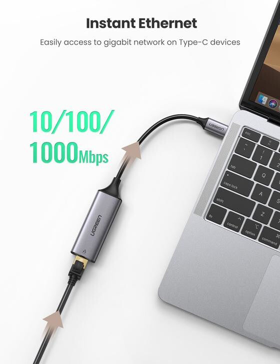 Ugreen 50737 netværkskort Ethernet 1000 Mbit/s