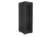 Lanberg FF01-6042-23BL stativ 42U Fritstående reol Sort