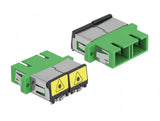 DeLOCK 86892 fiber adapter SC/SC 1 stk Grøn