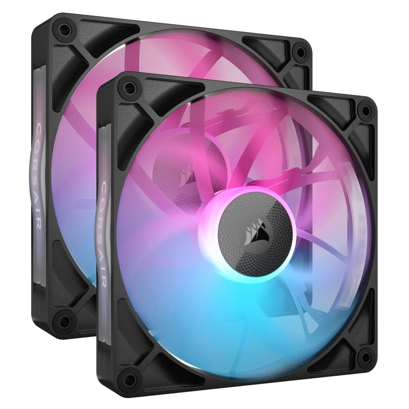 Corsair iCUE LINK RX140 RGB Computerkabinet Ventilator 14 cm Sort 2 stk