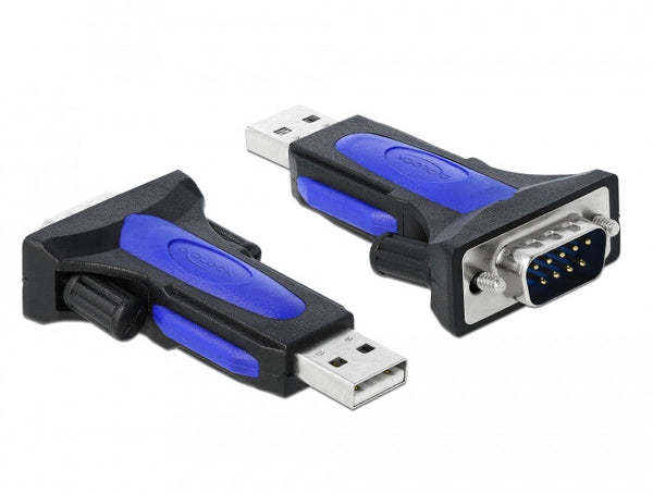 DeLOCK 66280 serielkabel Sort 0,8 m USB Type-A DB-9