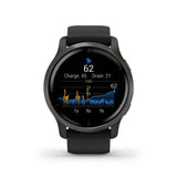 Garmin Venu 2 3,3 cm (1.3") AMOLED 45.4 mm Digital 416 x 416 pixel Berøringsskærm Wi-Fi GPS (satellit)