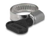 DeLOCK 19450 slangeklemme Sort, Metallic Slangeklemme med sommerfuglvrider