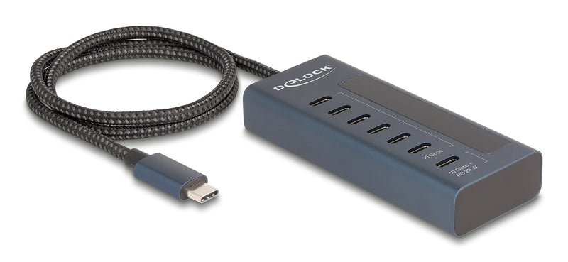 DeLOCK 64288 interface hub USB 3.2 Gen 1 (3.1 Gen 1) Type-C 10000 Mbit/s Blå