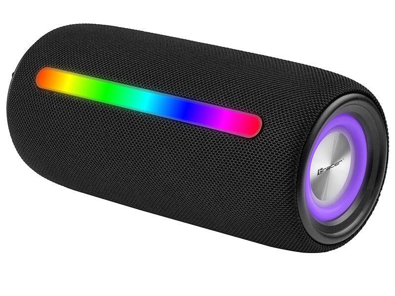 Tracer Stripe Bærbar stereohøjttaler Sort 10 W