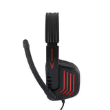 Modecom MC-823 Ranger Headset Ledningsført Spil Sort, Rød