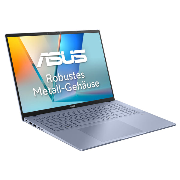 ASUS Vivobook S16 S3607NA-SH001W Snapdragon X2E-88-100 Laptop 40,6 cm (16") WUXGA 32 GB LPDDR5x-SDRAM 1 TB SSD Wi-Fi 7 (802.11be) Windows 11 Home Blå