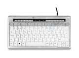 BakkerElkhuizen S-board 840 tastatur Kontor USB QWERTY UK engelsk Lys grå, Hvid
