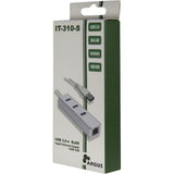 Inter-Tech Argus IT-310-S USB 3.2 Gen 1 (3.1 Gen 1) Type-A Grå