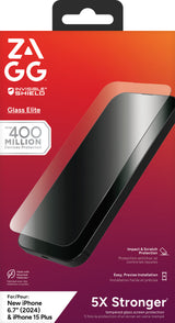 InvisibleShield Glass Elite Apple iPhone 16 Plus/15 Plus Screen