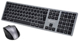 Voxicon 285WL tastatur Mus inkluderet Universel RF trådløst QWERTY Nordisk Sort, Sølv