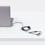 StarTech.com UNIVK-LAPTOP-LOCK kabellås Sort, Sølv 2 m