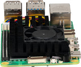 Joy-iT RB-HEATSINK5 udviklingsboard - tilbehør Køler Sort