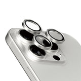 PanzerGlass ® Hoops® Titanium Kameralinsebeskytter Hvid iPhone 15 Pro | 15 Pro Max