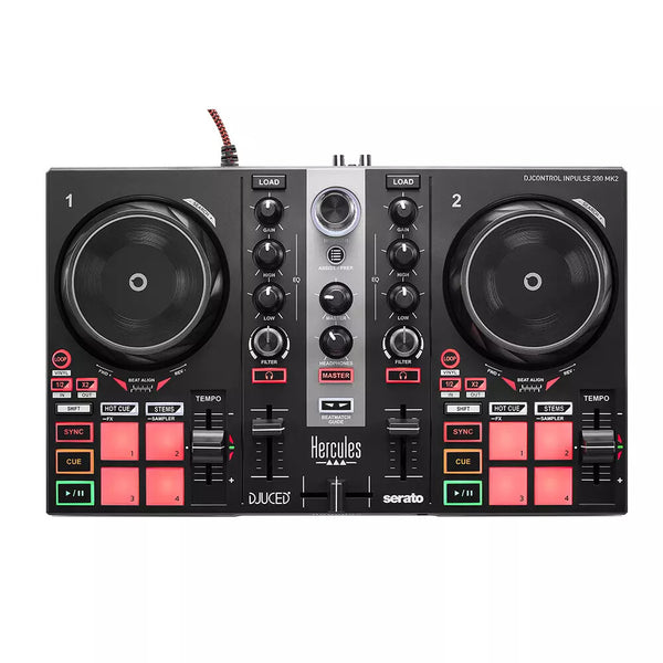Hercules DJLearning Kit MK2 Digital Vinyl System (DVS) scratcher Sort
