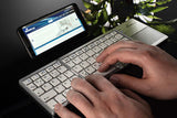 MediaRange MROS133 tastatur Kontor Bluetooth QWERTZ Sølv