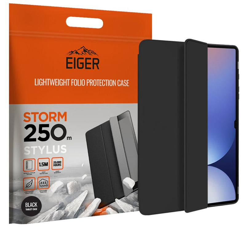 EIGER EGSR00262 tablet etui 33,3 cm (13.1") Folie Sort