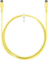 Goobay 77742 USB-kabel USB 2.0 1,5 m USB C 0,48 Gbit/sek. 60 W Gul
