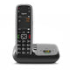 Gigaset E720A Analog/DECT-telefon Nummervisning Sort