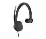 HP Poly Mission 615 Monaural USB Wired Headset (Bulk)