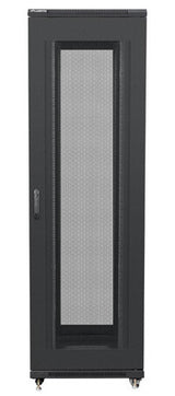 Lanberg FF01-8042-23B stativ 42U Fritstående reol Sort
