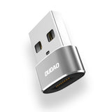 DUDAO L16AC USB-C to USB adapter USB A USB C Grå