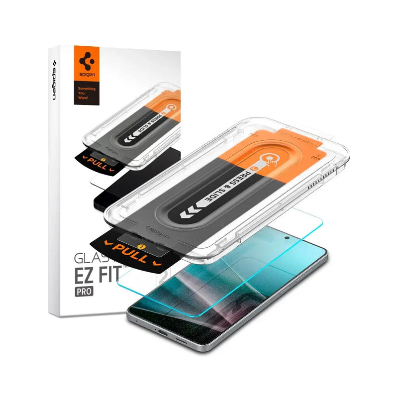 Spigen Glas.tR EZ Fit Pro HD Klar skærmbeskytter Samsung 1 stk