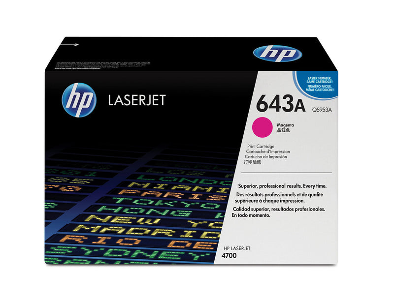 HP Original 643A LaserJet-tonerpatron, magenta