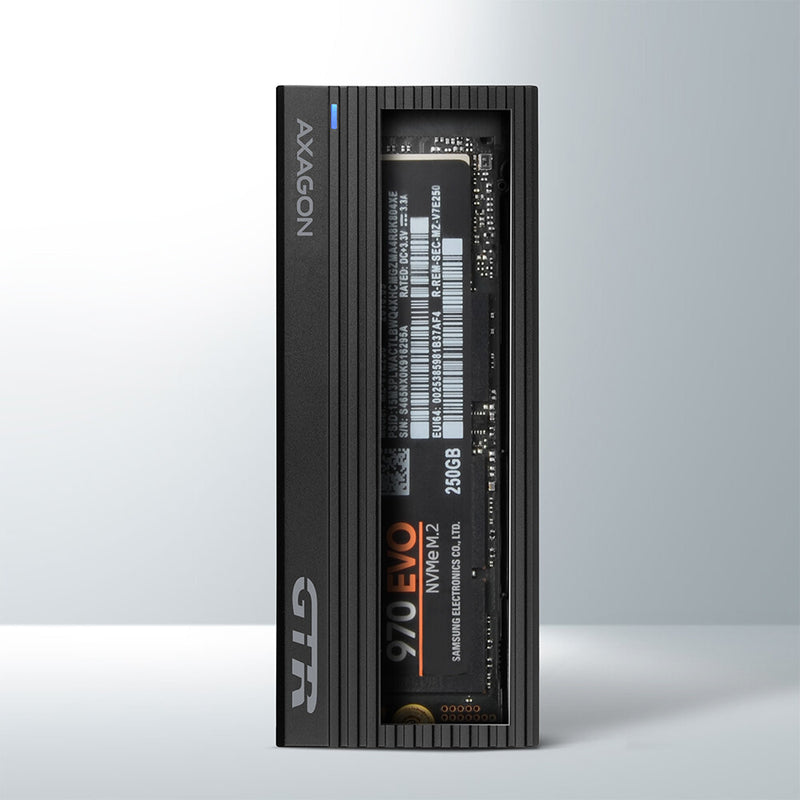 Axagon EEM2-GTR drevkabinet SSD kabinet Sort M.2