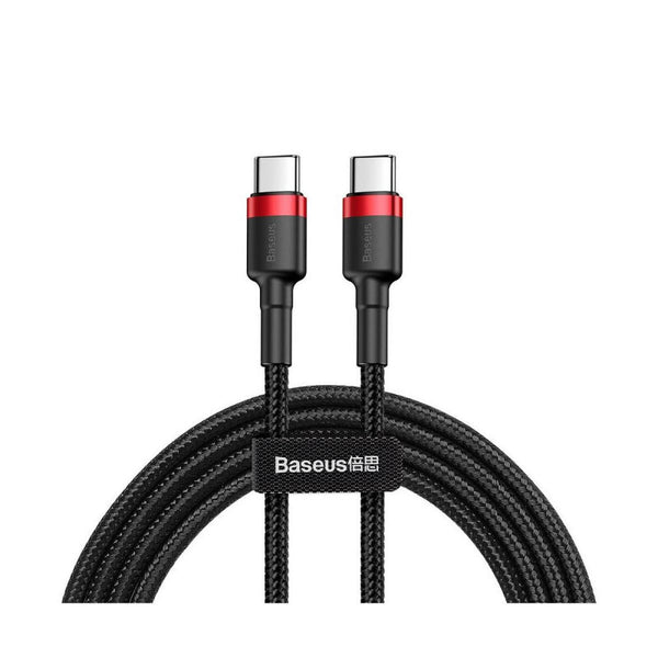 Baseus CATKLF-H91 USB-kabel 2 m USB C 60 W Sort, Rød
