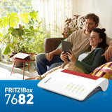 Box 7682 trådløs router 2.5 Gigabit Ethernet Dual-band (2,4 GHz / 5 GHz) Hvid