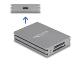 DeLOCK 91013 kortlæser USB 3.2 Gen 2 (3.1 Gen 2) Type-C Grå